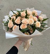 Букет Кремовые розы Латте в Опеченском Посаде